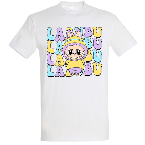 Sárga lila labubu