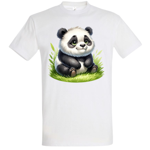 Panda a fűben