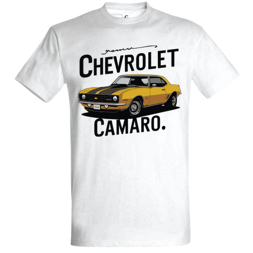 Sárga Chevrolet Camaro